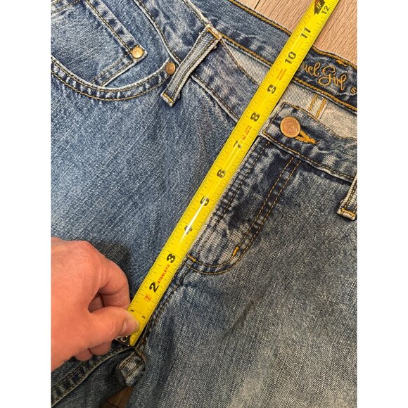 Cruel Girl Slim Fit Jeans Size 9 Regular M2M Blue Denim 100% Cotton Mid Rise - Picture 9 of 15